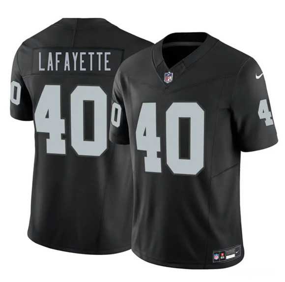 Mens Las Vegas Raiders #40 Devin Lafayette Black 2026 Draft F.U.S.E. Vapor Untouchable Limited Stitched Jersey->las vegas raiders->NFL Jersey