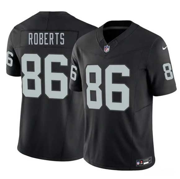 Mens Las Vegas Raiders #86 Chase Roberts Black 2026 Draft F.U.S.E. Vapor Untouchable Limited Stitched Jersey->las vegas raiders->NFL Jersey