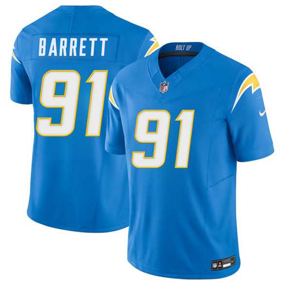 Men%27s Los Angeles Chargers #91 Nick Barrett Blue 2026 F.U.S.E. Vapor Limited Stitched Jersey->los angeles chargers->NFL Jersey