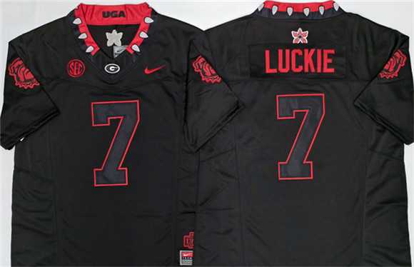 Men%27s Georgia Bulldogs #7 Lawson Luckie White 2026 F.U.S.E. Stitched Jersey->georgia bulldogs->NCAA Jersey