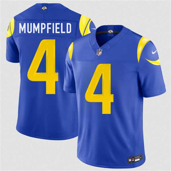 Men%27s Los Angeles Rams #4 Konata Mumpfield Royal 2026 F.U.S.E. Vapor Limited Stitched Jersey->los angeles chargers->NFL Jersey