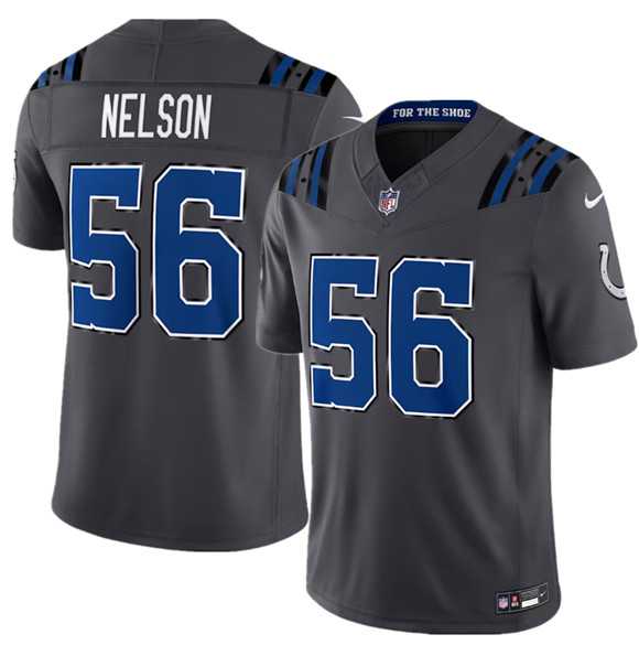 Men%27s Indianapolis Colts #56 Quenton Nelson Dark Gray 2026 F.U.S.E. Rivalries Collection Limited Stitched Jersey Dzhi->indianapolis colts->NFL Jersey