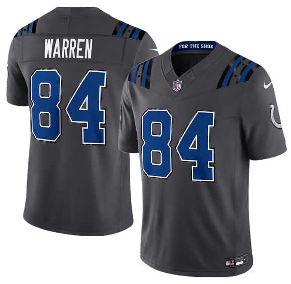 Men%27s Indianapolis Colts #84 Tyler Warren Dark Gray2026 F.U.S.E. Rivalries Collection Limited Stitched Jersey Dzhi->indianapolis colts->NFL Jersey