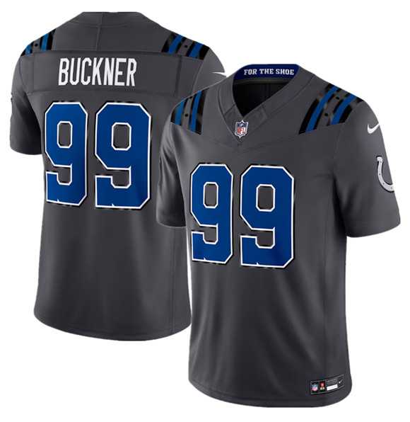 Men%27s Indianapolis Colts #99 DeForest Buckner Dark Gray 2026 F.U.S.E. Rivalries Collection Limited Stitched Jersey Dzhi->jacksonville jaguars->NFL Jersey