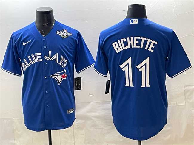 Men%27s Toronto Blue Jays #11 Bo Bichette Royal 2025 World Series Cool Base Stitched Jersey->toronto blue jays->MLB Jersey