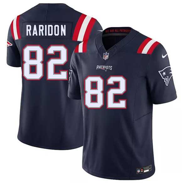 Men%27s New England Patriots #82 Eli Raridon Navy 2026 Draft F.U.S.E. Vapor Limited Stitched Jersey->new orleans saints->NFL Jersey