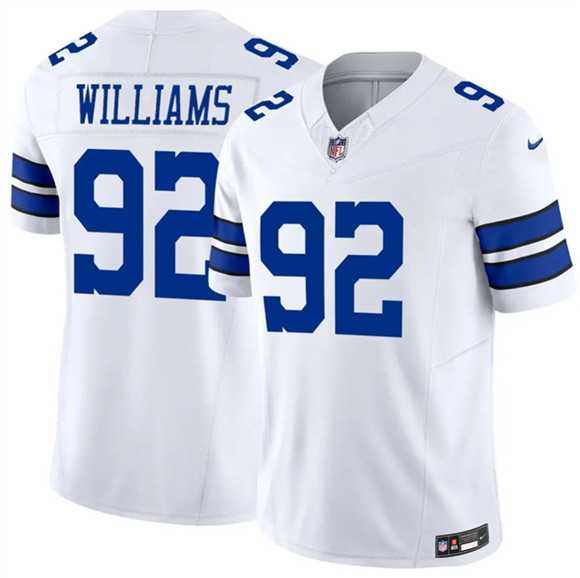 Mens Dallas Cowboys #92 Quinnen Williams White 2025 F.U.S.E Vapor Untouchable Limited Stitched Jersey Dzhi->dallas cowboys->NFL Jersey