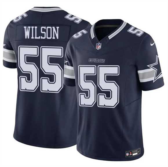 Mens Dallas Cowboys #55 Logan Wilson Navy 2025 F.U.S.E Vapor Untouchable Limited Stitched Jersey Dzhi->dallas cowboys->NFL Jersey