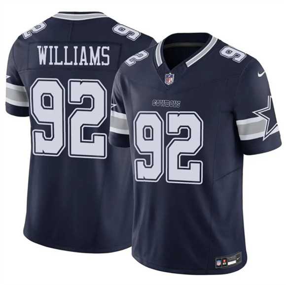 Mens Dallas Cowboys #92 Quinnen Williams Navy 2025 F.U.S.E Vapor Untouchable Limited Stitched Jersey Dzhi->dallas cowboys->NFL Jersey
