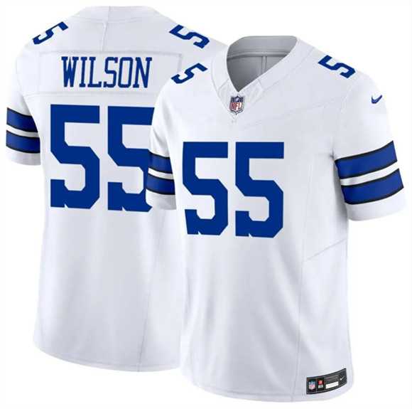 Mens Dallas Cowboys #55 Logan Wilson White 2025 F.U.S.E Vapor Untouchable Limited Stitched Jersey Dzhi->dallas cowboys->NFL Jersey