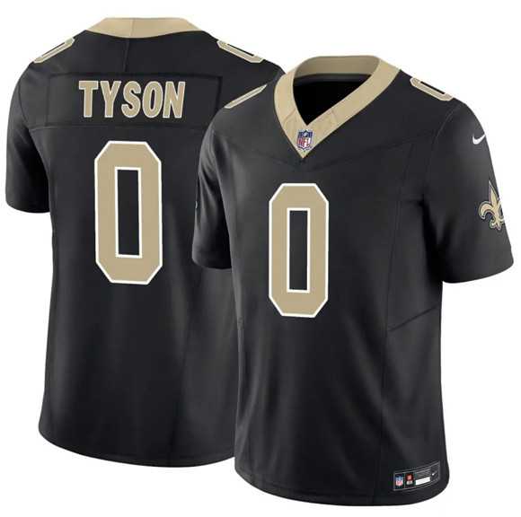 Mens New Orleans Saints #0 Jordyn Tyson Black 2026 F.U.S.E Vapor Limited Stitched Jersey->new orleans saints->NFL Jersey