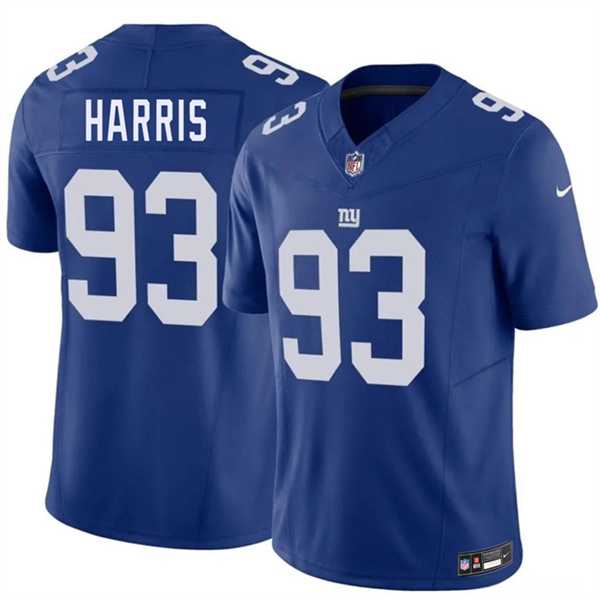 Men%27s New York Giants #93 Shelby Harris Blue 2026 F.U.S.E. Vapor Untouchable Limited Stitched Jersey->new orleans saints->NFL Jersey