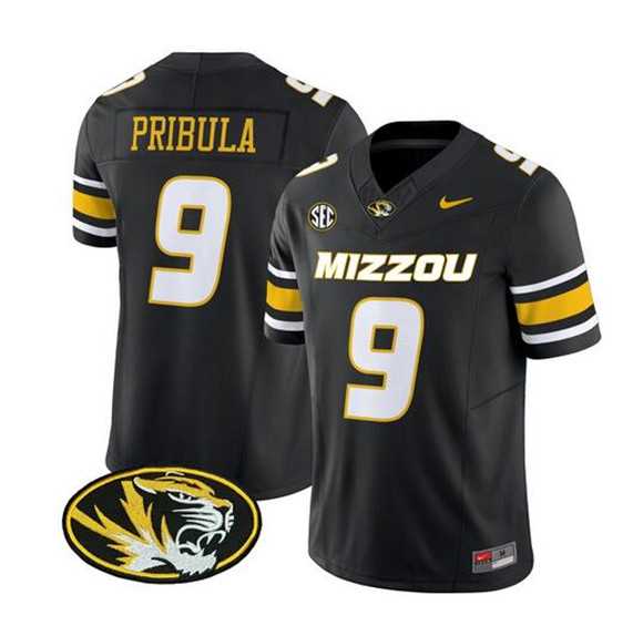 Men%27s Memphis Tigers #9 Beau Pribula Black F.U.S.E. Vapor Limited Football Jersey Dzhi->lsu tigers->NCAA Jersey