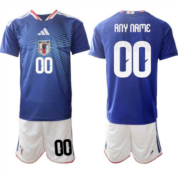 Men%27s Japan Custom 2026 Blue Home Soccer Jersey Suit->->Custom Jersey