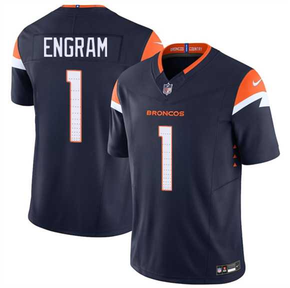 Men%27s Denver Broncos #1 Evan Engram Navy F.U.S.E. Vapor Limited Stitched Jersey Dzhi->dallas cowboys->NFL Jersey