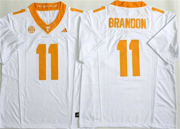 Men%27s Tennessee Volunteers #11 Faizon Brandon White 2026 F.U.S.E. Stitched Jersey->tennessee volunteers->NCAA Jersey