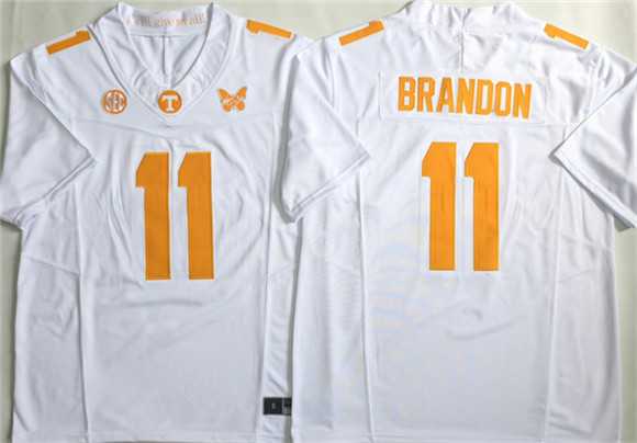 Men%27s Tennessee Volunteers #11 Faizon Brandon White F.U.S.E. Stitched Jersey->tennessee volunteers->NCAA Jersey
