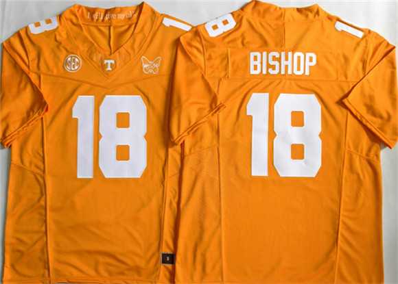 Men%27s Tennessee Volunteers #18 Desean Bishop Orange 2026 F.U.S.E. Stitched Jersey->tennessee volunteers->NCAA Jersey