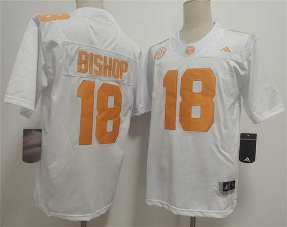 Men%27s Tennessee Volunteers #18 Desean Bishop White 2026 F.U.S.E. Stitched Jersey->texas longhorns->NCAA Jersey