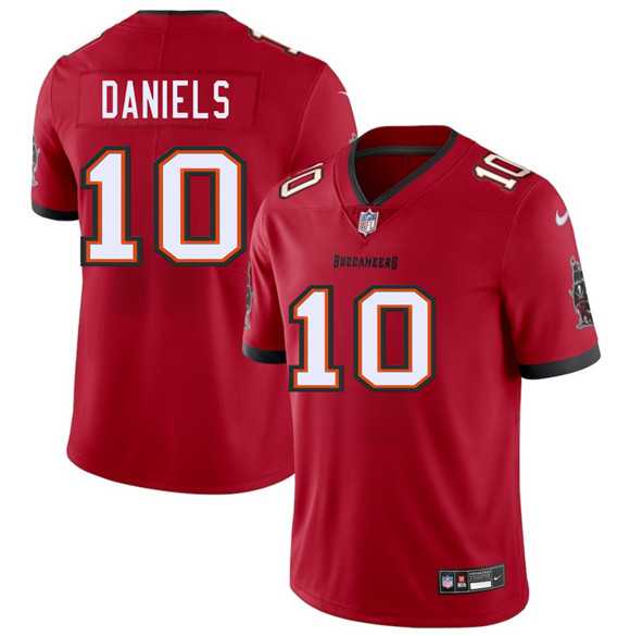 Men%27s Tampa Bay Buccaneers #10 Jalon Daniels Red 2026 Draft Vapor Limited Stitched Jersey->tampa bay buccaneers->NFL Jersey