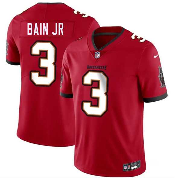 Men%27s Tampa Bay Buccaneers #3 Rueben Bain Jr Red 2026 Draft Vapor Limited Stitched Jersey->san francisco 49ers->NFL Jersey