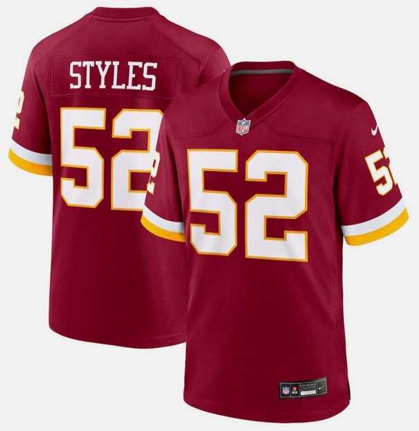 Mens Washington Commanders #52 Sonny Styles Burgundy Vapor Limited Stitched Jersey->washington commanders->NFL Jersey