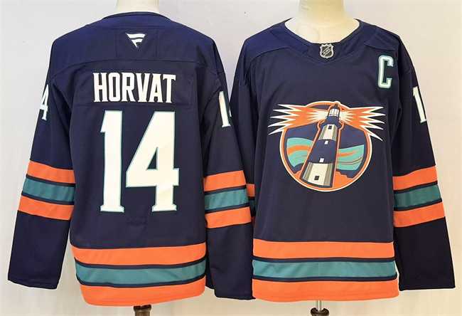 Men%27s New York Islanders #14 Bo Horvat Navy 2026 With C Patch Stitched Hockey Jersey->montreal canadiens->NHL Jersey