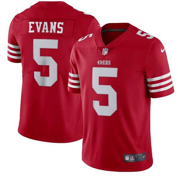Men & Women & Youth San Francisco 49ers #5 Mike Evans Red 2026 Vapor Untouchable Limited Stitched Jersey->vegas golden knights->NHL Jersey
