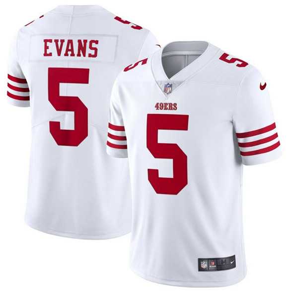 Men & Women & Youth San Francisco 49ers #5 Mike Evans White 2026 Vapor Untouchable Limited Stitched Jersey->vegas golden knights->NHL Jersey