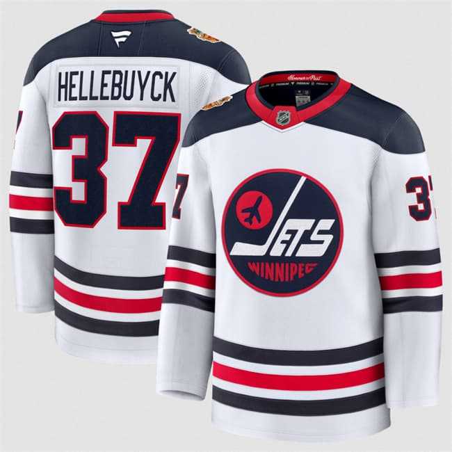 Mens Winnipeg Jets #37 Connor Hellebuyck White 2026 Home Stitched Hockey Jersey Dzhi->winnipeg jets->NHL Jersey