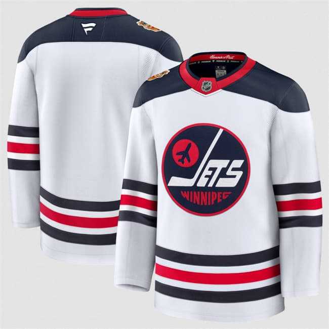 Mens Winnipeg Jets Blank White 2026 Home Stitched Hockey Jersey->winnipeg jets->NHL Jersey