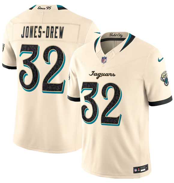 Men%27s Jacksonville Jaguars #32 Jahlani Tavai Cream 2026 F.U.S.E. Rivalries Collection Limited Stitched Jersey Dzhi->jacksonville jaguars->NFL Jersey