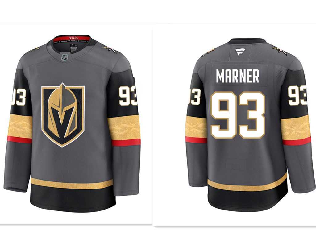 Mens Vegas Golden Knights #93 Mitchell Marner Gray 2024-25 Alternate Stitched Hockey Jersey Dzhi->vegas golden knights->NHL Jersey
