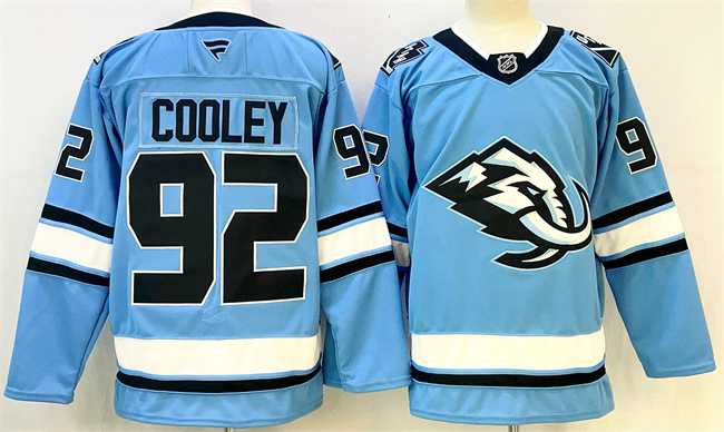 Men%27s Utah Mammoth #92 Logan Cooley Blue Stitched Jersey->vegas golden knights->NHL Jersey