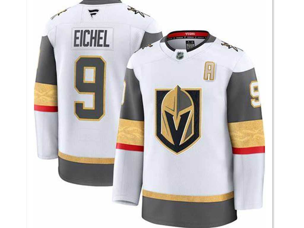 Men%27s Vegas Golden Knights #9 Jack Eichel White With A Patch Authentic Jersey Dzhi->green bay packers->NFL Jersey