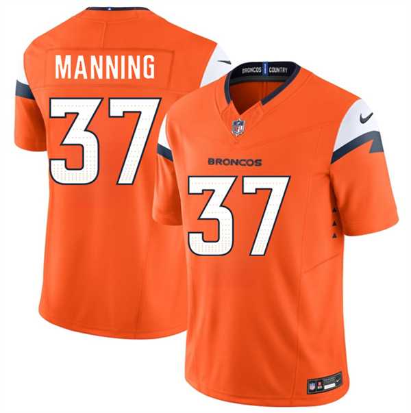 Men%27s Denver Broncos #37 Paul Manning Orange 2026 F.U.S.E. Vapor Limited Stitched Jersey Dzhi->dallas cowboys->NFL Jersey