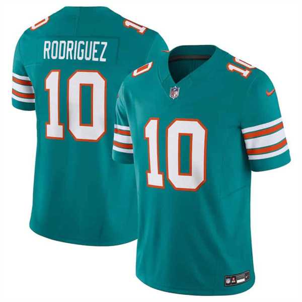 Men%27s Miami Dolphins #10 Jacob Rodriguez Aqua 2026 Draft F.U.S.E. Vapor Limited Stitched Jersey Dzhi->indianapolis colts->NFL Jersey