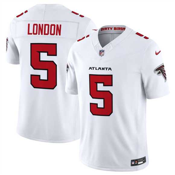 Men%27s Atlanta Falcons #5 Drake London White 2026 New F.U.S.E. Vapor Untouchable Limited Stitched Jersey Dzhi->atlanta falcons->NFL Jersey