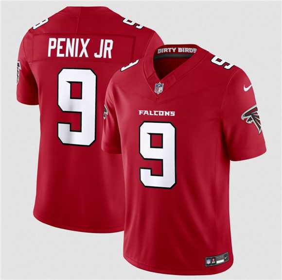 Men%27s Atlanta Falcons #9 Michael Penix Jr. Red 2026 New F.U.S.E. Vapor Untouchable Limited Stitched Jersey Dzhi->atlanta falcons->NFL Jersey