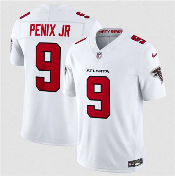 Men%27s Atlanta Falcons #9 Michael Penix Jr. White 2026 New F.U.S.E. Vapor Untouchable Limited Stitched Jersey Dzhi->atlanta falcons->NFL Jersey