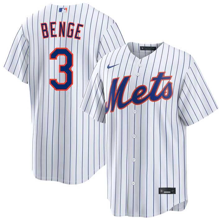 Men%27s New York Mets #3 Carson Benge 2026 White Cool Base Stitched Jersey Dzhi->new york mets->MLB Jersey