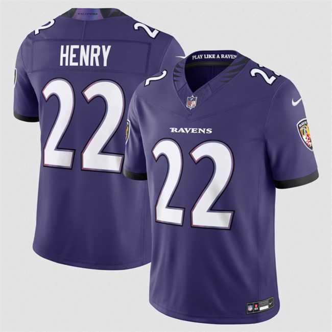 Men%27s Baltimore Ravens #22 Derrick Henry Purple 2026 F.U.S.E Vapor Stitched Limited Jersey Dzhi->baltimore ravens->NFL Jersey