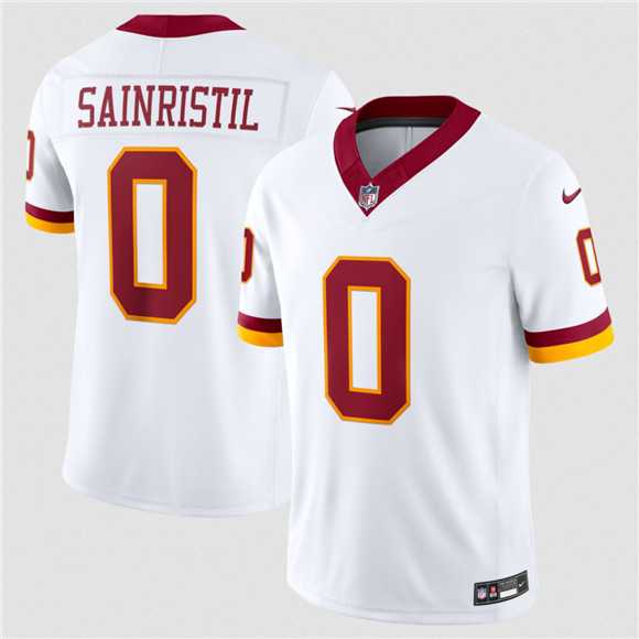 Men%27s Washington Commanders #0 Mike Sainristil White 2026 F.U.S.E. Vapor Limited Stitched Jersey Dzhi->tennessee titans->NFL Jersey