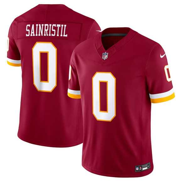 Men%27s Washington Commanders #0 Mike Sainristil Burgundy 2026 F.U.S.E. Vapor Limited Stitched Jersey Dzhi->seattle seahawks->NFL Jersey