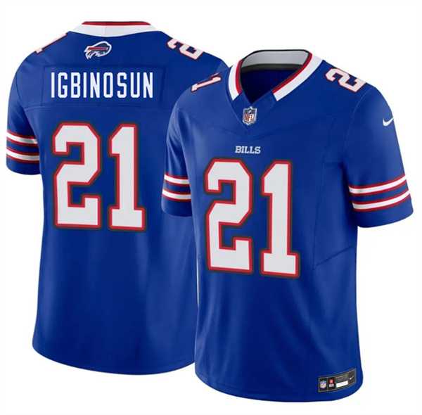 Men%27s Buffalo Bills #21 Davison Igbinosun Blue 2026 Draft F.U.S.E. Vapor Untouchable Limited Stitched Jersey Dzhi->buffalo bills->NFL Jersey