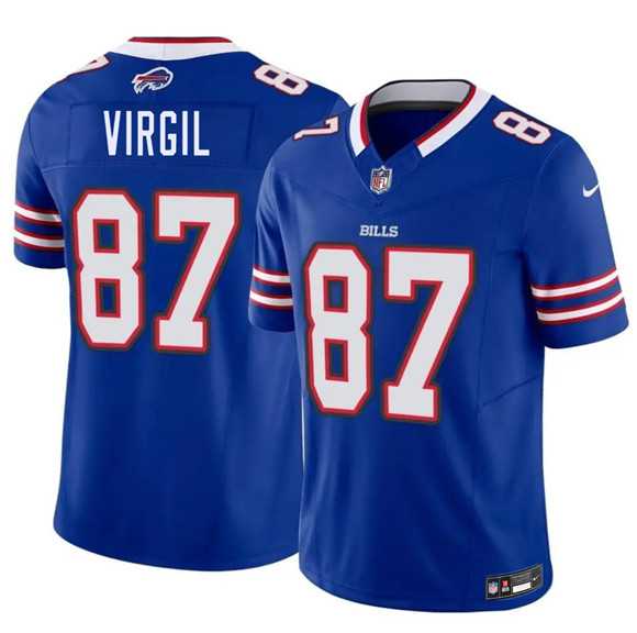 Men%27s Buffalo Bills #87 Jalen Virgil Blue 2026 Draft F.U.S.E. Vapor Untouchable Limited Stitched Jersey Dzhi->carolina panthers->NFL Jersey