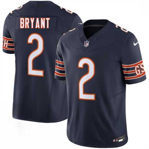 Men%27s Chicago Bears #2 Coby Bryant Navy 2026 F.U.S.E. Vapor Untouchable Limited Stitched Jersey Dzhi->baltimore ravens->NFL Jersey