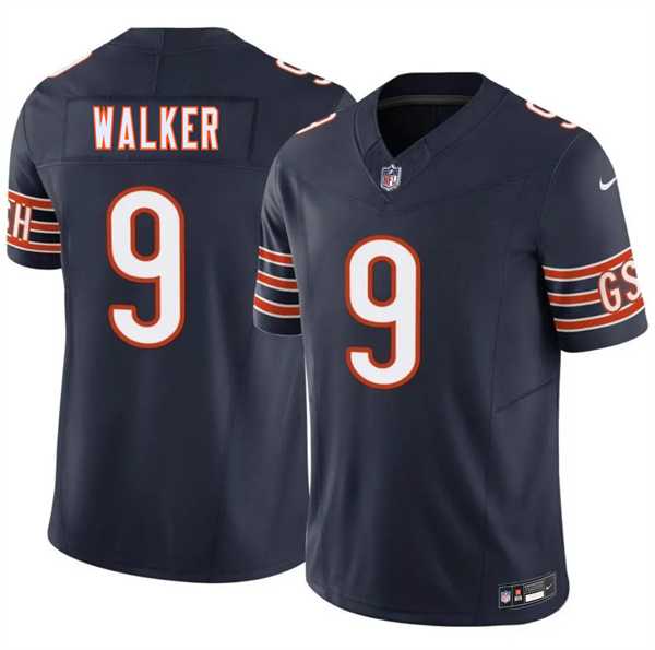 Men%27s Chicago Bears #9 Jahdae Walker Navy 2026 F.U.S.E. Vapor Untouchable Limited Stitched Jersey Dzhi->baltimore ravens->NFL Jersey