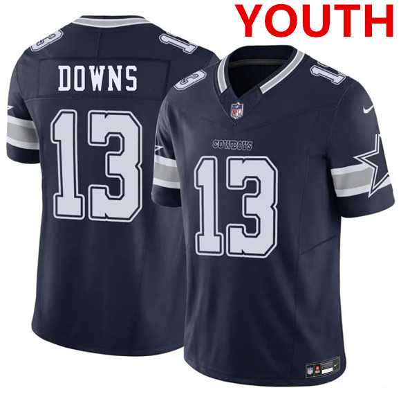 Youth Dallas Cowboys #13 Caleb Downs Navy 2026 Draft F.U.S.E Vapor Untouchable Limited Stitched Jersey Dzhi->washington commanders->NFL Jersey