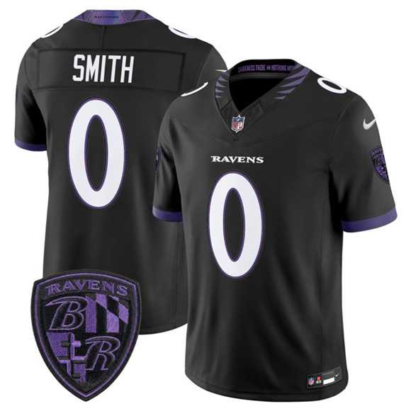 Men%27s Baltimore Ravens #0 Roquan Smith Black 2026 F.U.S.E. Alternate Vapor Limited Stitched Jersey Dzhi->baltimore ravens->NFL Jersey